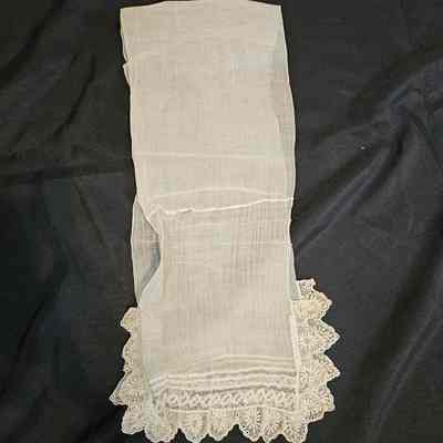 White Gauze Scarf