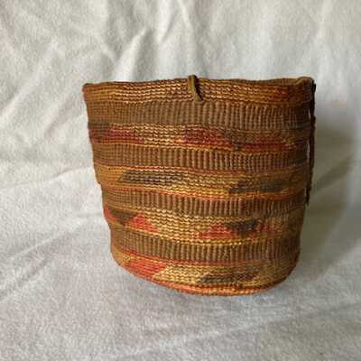 Cylindrical Vegetable Fiber Basket