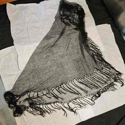 Black Netted Shawl