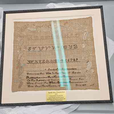 Sarah Ann Chamberlain Sampler