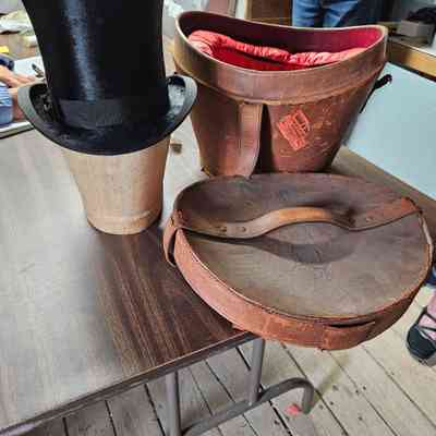 Black Top Hat and Hatbox