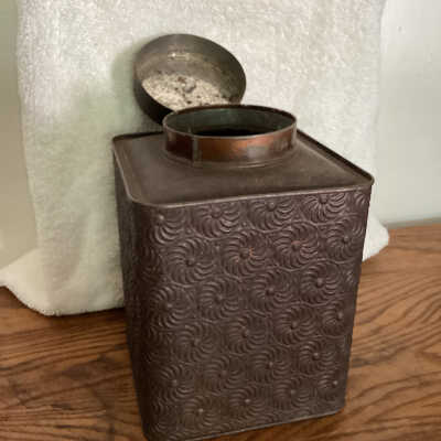 Tin Canister with Lid