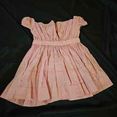 Red and White Gingham Children's Dress