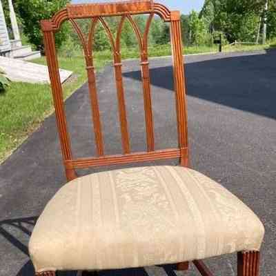 Massachusetts Federal period side chair: Overall Frontal view of 2025.15A