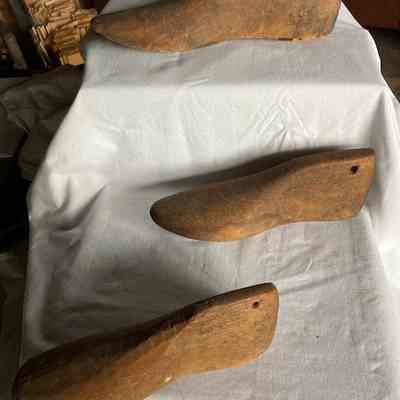 Group of Three Maple Shoe Lasts