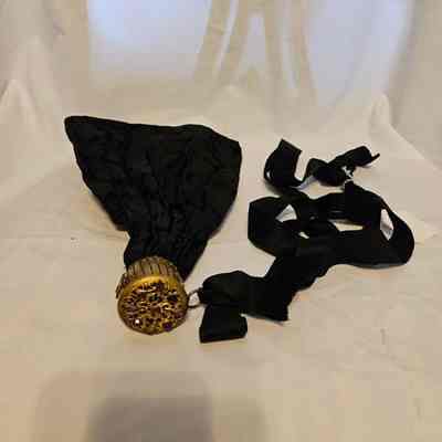 Black Accordion Purse