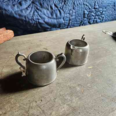 Sugar Bowl and Creamer