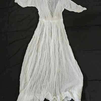 White Dotted Overdress