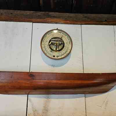 Wooden Half Model of a Ship's Hull