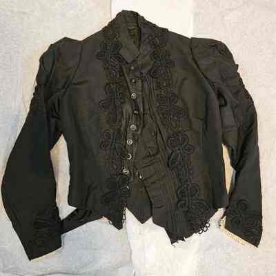 Black Taffeta Bodice