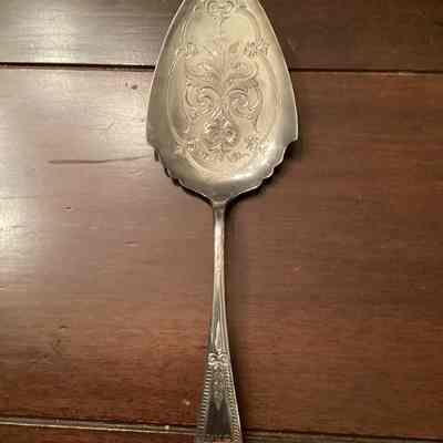 Silver Cake Server