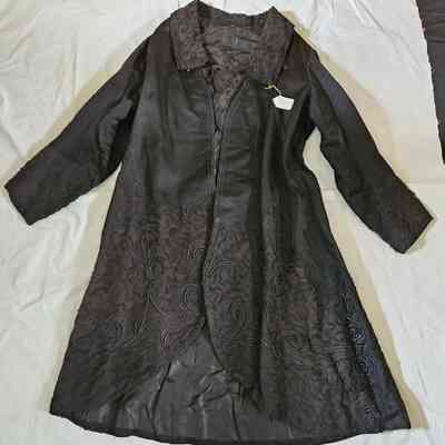 Black Walking Coat