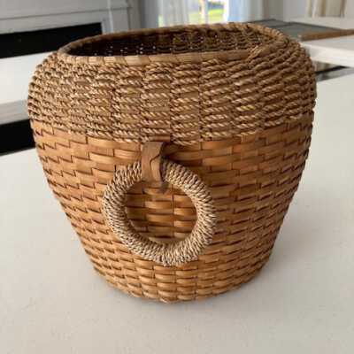 Circular Native American Splint Basket