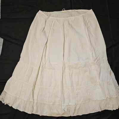 Long White Cotton Petticoat