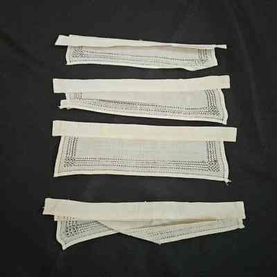 Set of 4 White Cuffs
