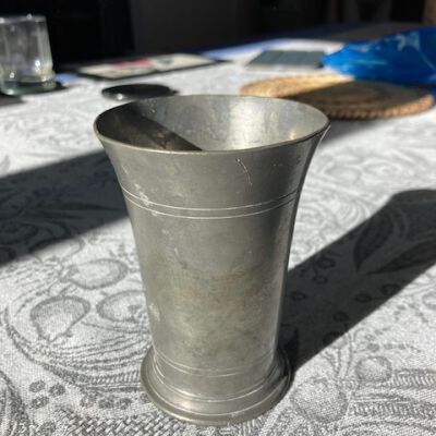 Pewter Beaker