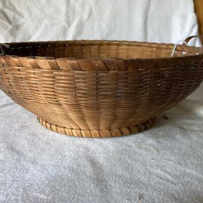 Native American Cylindrical Splint Basket