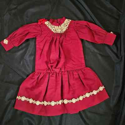 Maroon Child's Dress