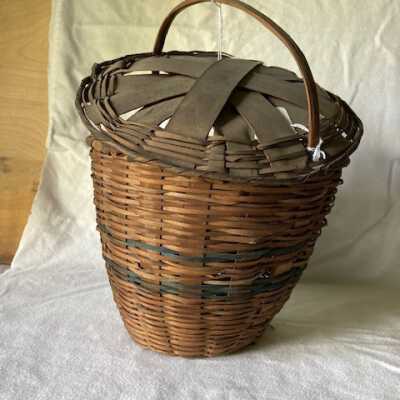 Native American Circular Splint Basket