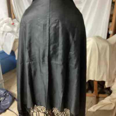 Black Silk Shawl