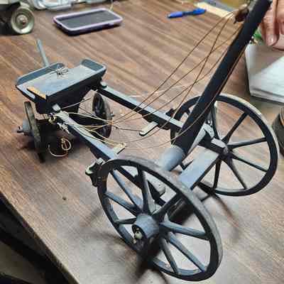Blue Toy Cart