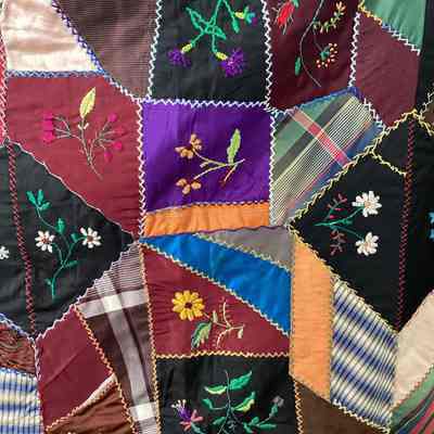 Silk Crazy Quilt