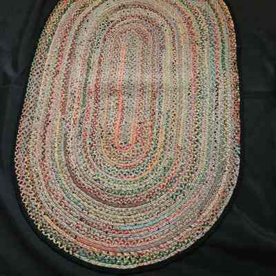 Oval Braided Floor Rug