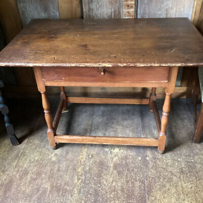 Tavern Table with Single Drawer