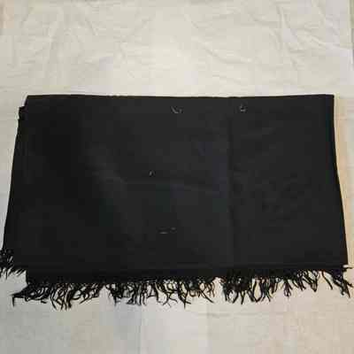 Plain Black Shawl