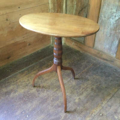 Tilt-top Mahogany Candle Stand