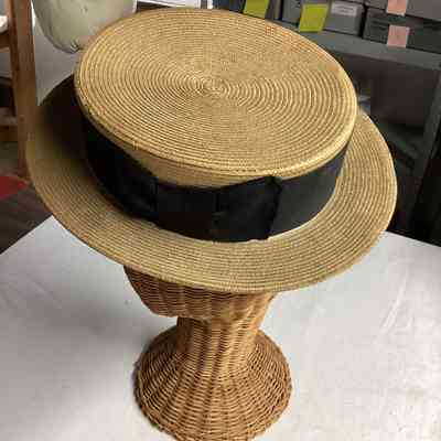 Straw Boater Hat