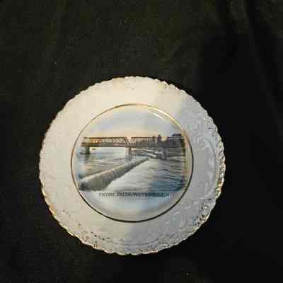 Ticonic Falls Souvenir Plate