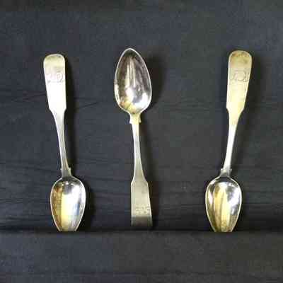 Set of 3 Silver teaspoons