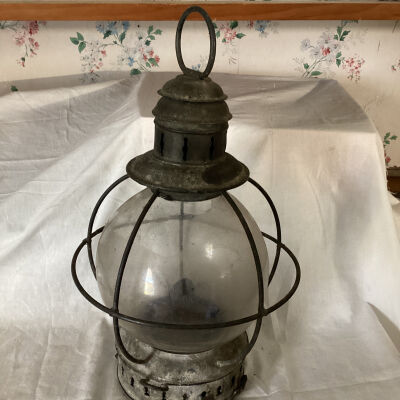 Brass Kerosene Hanging Lantern