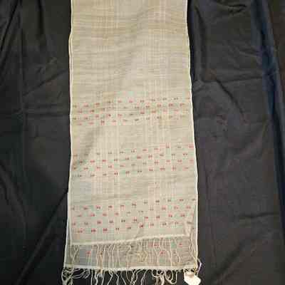 White Gauze Scarf