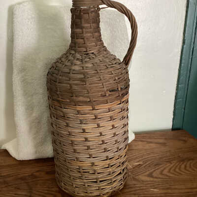 Wicker Covered Bottle