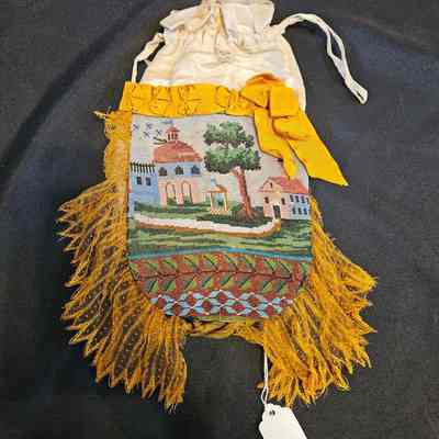 Satin and Beaded Purse