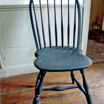 Four Reproduction Windsor Hall Chairs