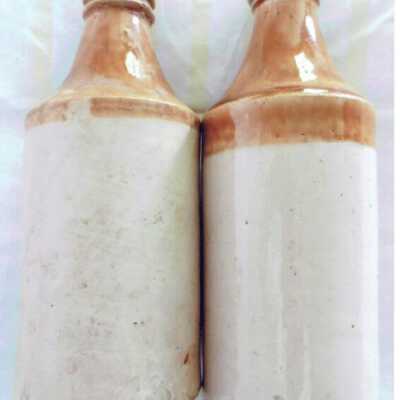 Pair of Ceramic Bottles