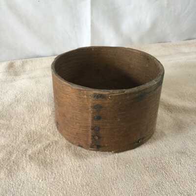 Cylindrical Wooden Box