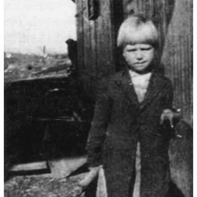 Photo of George "Budge" Box, lost in the tornado that destroyed Melva, MO, March 11, 1920