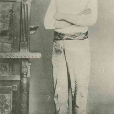 Photo of Nathaniel "Nat" Kinney, known as the leader of the Law and Order League, also known as the Bald Knobbers