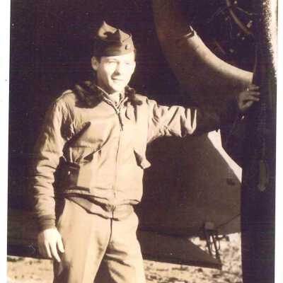 Photo of S/Sgt Arthur C Adams, Army Air Corp WWII, 1942-1945