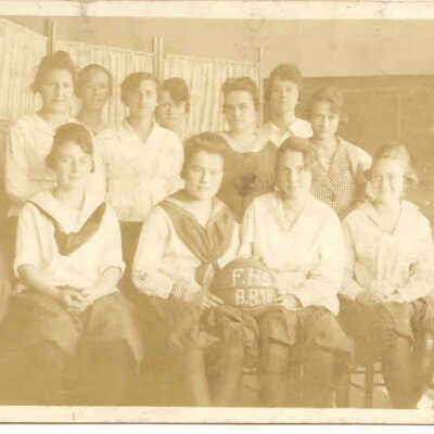 Photo of Forsyth, MO High School Girls Basketball Team, 1918