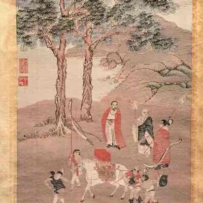 White Horse Loaded with Sutras