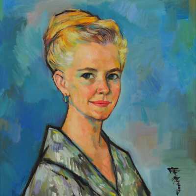 Portrait of Mrs. Florence Drumright
