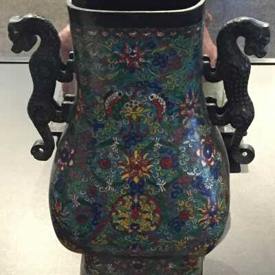 Ancient Cloisonne Wine Jar Replica