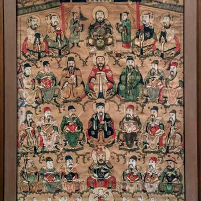 Lineage Daoist Deities Painting