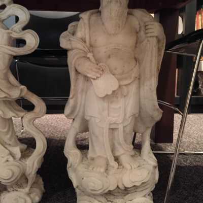 The Eight Immortals Stone Statues