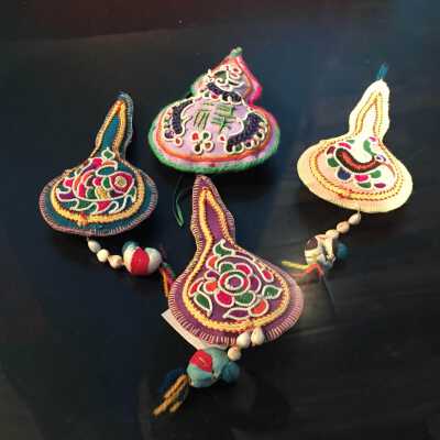 Miao Embroidered Decorative Ornament